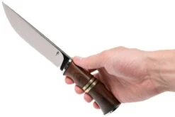 Autine Hunting Knife, Rosewood, D2, Fourreau RH Brun, Couteau De Chasse -Couteausuisse Magasin AT HUNTING 06 autine at hunting 06