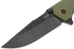 Böker Plus Kihon Assisted OD Green 01BO164 Couteau De Poche, Lucas Burnley Design -Couteausuisse Magasin BO01BO164 03 boker