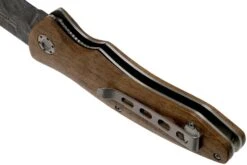 Böker Tirpitz Damast Wood 42 Limited Edition 110197DAM Couteau De Chasse -Couteausuisse Magasin BO110197DAM 06 boker