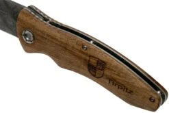 Böker Tirpitz Damast Wood 42 Limited Edition 110197DAM Couteau De Chasse -Couteausuisse Magasin BO110197DAM 08 boker