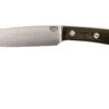 Bark River Fox River II LT CPM 3V, Green Canvas Micarta