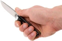 Bark River Huntsman A2, Black Canvas Micarta -Couteausuisse Magasin BRK02 111BRKC 06 bark river brk02 111brkc 06