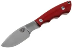 Bark River Mini Canadian CPM 3V Red Linen Micarta Couteau Fixe -Couteausuisse Magasin BRK03 121RLM 03 bark river knives