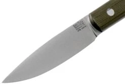 Bark River Bird & Trout CPM S45VN, Green Canvas Micarta -Couteausuisse Magasin BRK04 171GCM 03 bark river knives