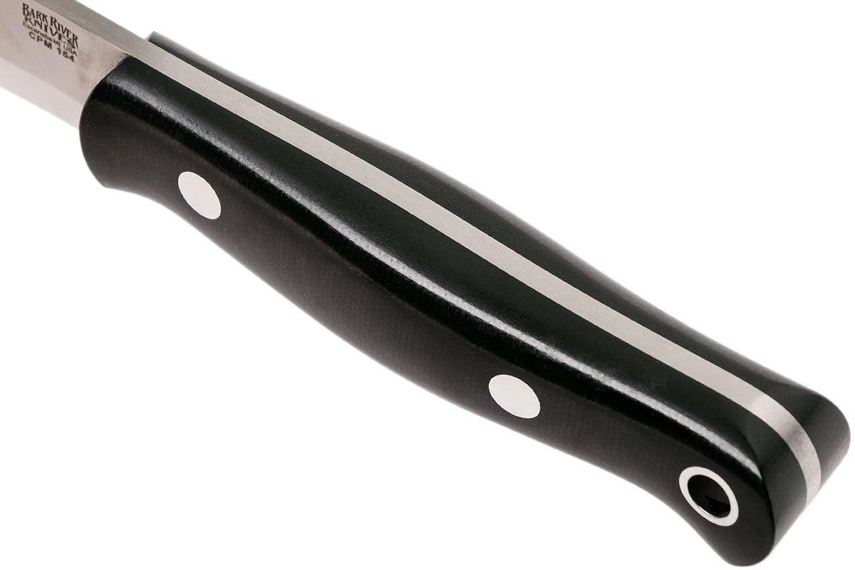 Bark River Bushcrafter I CPM 154, Black Canvas Micarta 7 Bark River Bushcrafter I CPM 154, Black Canvas Micarta – Image 5