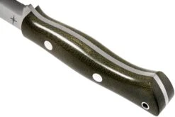 Bark River Aurora Scandi Cru-Wear Green Canvas Micarta -Couteausuisse Magasin BRK06 164GNC 04 bark river knives