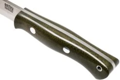 Bark River Aurora Scandi Cru-Wear Green Canvas Micarta -Couteausuisse Magasin BRK06 164GNC 05 bark river knives