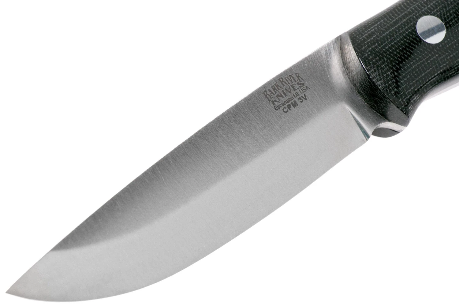 Bark River Bushcrafter II CPM 3V Black Canvas Micarta Couteau De Bushcraft 5 Bark River Bushcrafter II CPM 3V Black Canvas Micarta Couteau De Bushcraft – Image 3