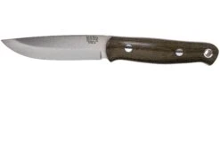 Bark River Bushcrafter II CPM 3V Green Canvas Micarta Couteau De Bushcraft