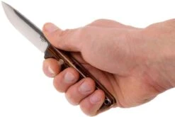 Bark River Bravo EDC A2 Rampless, Desert Ironwood, Brown Sheath -Couteausuisse Magasin BRK07 007DIW1 06 bark river brk07 007diw1 06