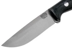 Bark River Bravo EDC CPM 3V Rampless, Black Canvas Micarta Couteau De Bushcraft -Couteausuisse Magasin BRK07 027BCMR 03 bark river knives