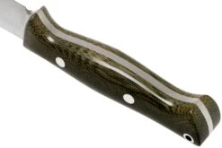 Bark River Gunny Hunter CPM S45VN, Green Canvas Micarta Couteau De Chasse -Couteausuisse Magasin BRK07 084GCM 04 bark river knives