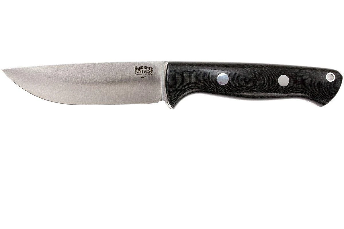 Bark River Bravo 1 A2 FHG Rampless, Black Linen Micarta, Brown Sheath 3 Bark River Bravo 1 A2 FHG Rampless, Black Linen Micarta, Brown Sheath