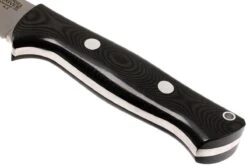 Bark River Bravo 1 A2 FHG Rampless, Black Linen Micarta, Brown Sheath 11 Bark River Bravo 1 A2 FHG Rampless, Black Linen Micarta, Brown Sheath -Couteausuisse Magasin BRK07 111BRKL RS 04 bark river brk07 111brkl rs 04