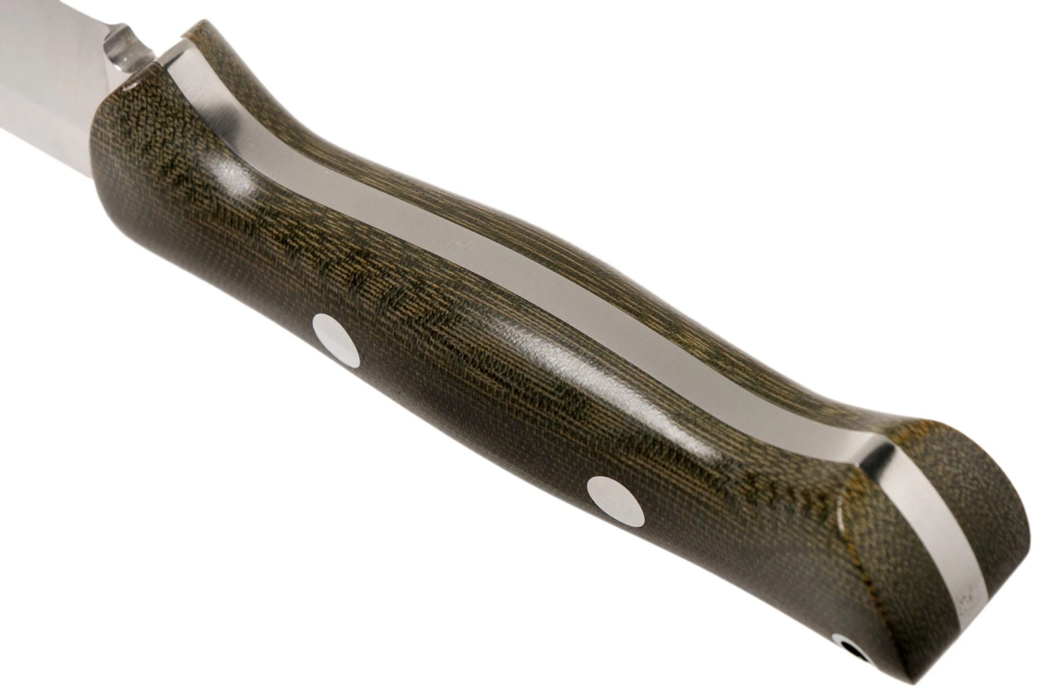 Bark River Bravo 1.5 A2 Green Canvas Micarta Couteau Outdoor 6 Bark River Bravo 1.5 A2 Green Canvas Micarta Couteau Outdoor – Image 4