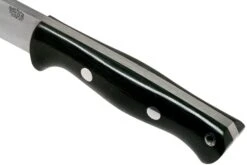 Bark River Bravo 1.5 Rampless CPM 3V Field Knife, Black Canvas Micarta -Couteausuisse Magasin BRK07 122BCMR 05 bark river knives