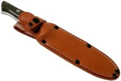 Bark River Bravo 1.5 Rampless CPM 3V Field Knife, Green Canvas Micarta -Couteausuisse Magasin BRK07 122GCMR 06 bark river knives