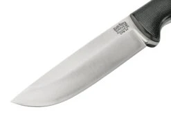 Bark River Bravo 1.2 CPM 3V Rampless, Black Canvas Micarta, Brown Sheath -Couteausuisse Magasin BRK07 125BKC RS 03 barkriver