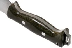 Bark River Bravo 2 CPM 3V, Green Canvas Micarta Couteau Outdoor -Couteausuisse Magasin BRK07 221GCM 04 bark river knives