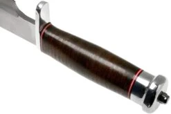 Bark River Shining Mountain Bowie A2 Aged Stacked Leather, Single Quillion Couteau Bowie -Couteausuisse Magasin BRK08 212ASDL01 04 bark river knives