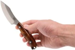 Bark River JX6 Companion CPM 154, Desert Ironwood, Brown Sheath -Couteausuisse Magasin BRK10 152DIW 06 bark river brk10 152diw 06