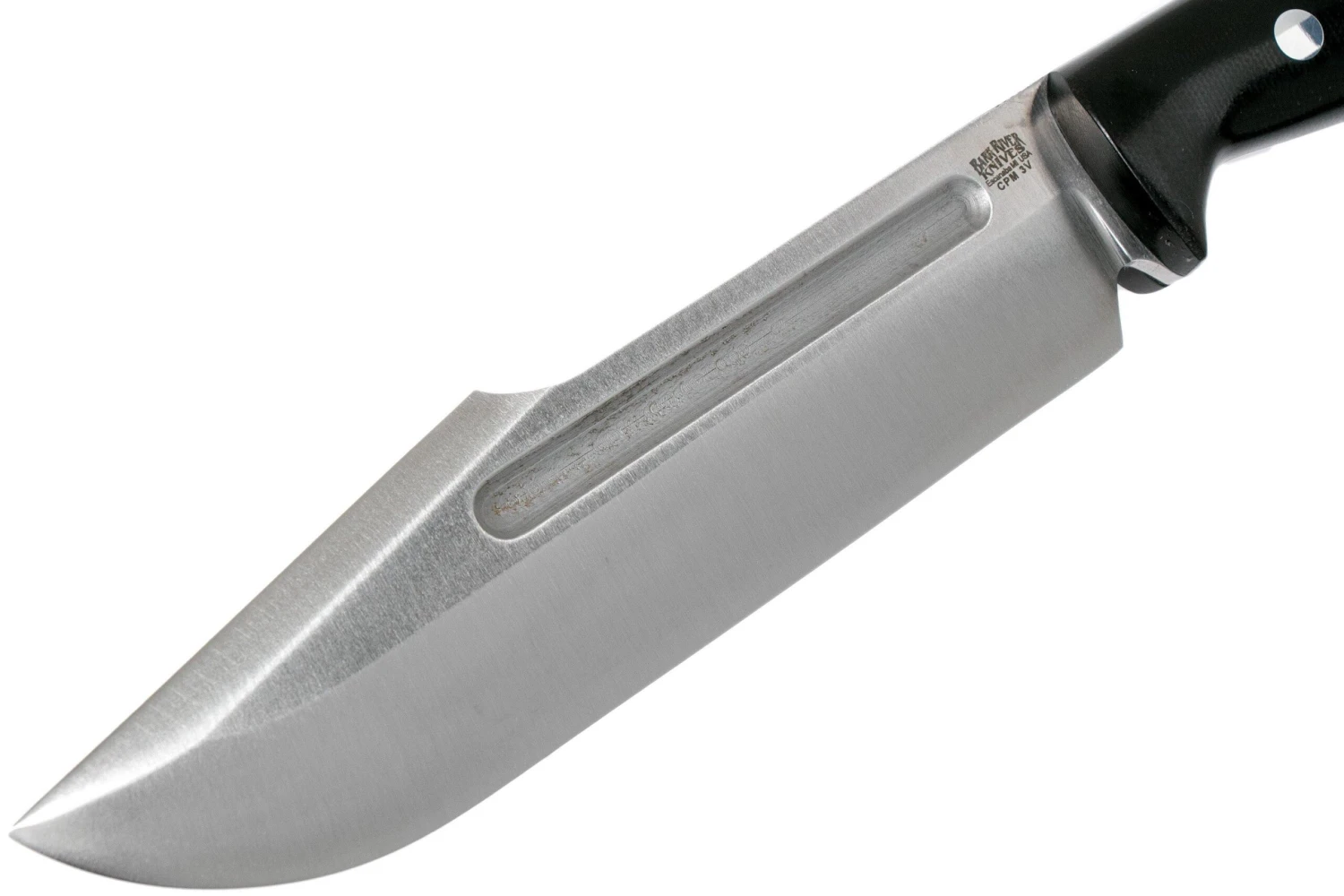 Bark River Bravo Tope Recon Field CPM 3V, Black Canvas Micarta 5 Bark River Bravo Tope Recon Field CPM 3V, Black Canvas Micarta – Image 3