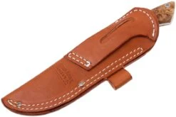 Bark River Sahara Hunter A2, Chechen Burl, Brown Sheath -Couteausuisse Magasin BRK12 115CBRK1 08 bark river brk12 115cbrk1 08