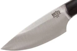 Bark River Kalahari Bushman A2, Black Canvas Micarta, Brown Sheath -Couteausuisse Magasin BRK12 116BRKC 03 bark river brk12 116brkc 03