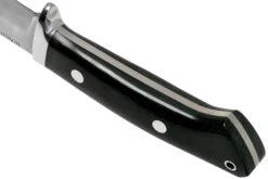 Bark River Wilderness 5 CPM Cru-Wear, Black Canvas Micarta -Couteausuisse Magasin BRK12 223BM 04 bark river knives