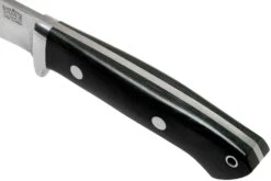 Bark River Wilderness 5 CPM Cru-Wear, Black Canvas Micarta -Couteausuisse Magasin BRK12 223BM 05 bark river knives