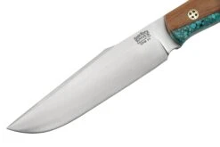 Bark River Ultra Lite Field Knife CPM 3V Gunmetal Texas Fence Post Mosaic Pins, Couteau De Bushcraft -Couteausuisse Magasin BRK14 121GTFPMP 03 barkriver