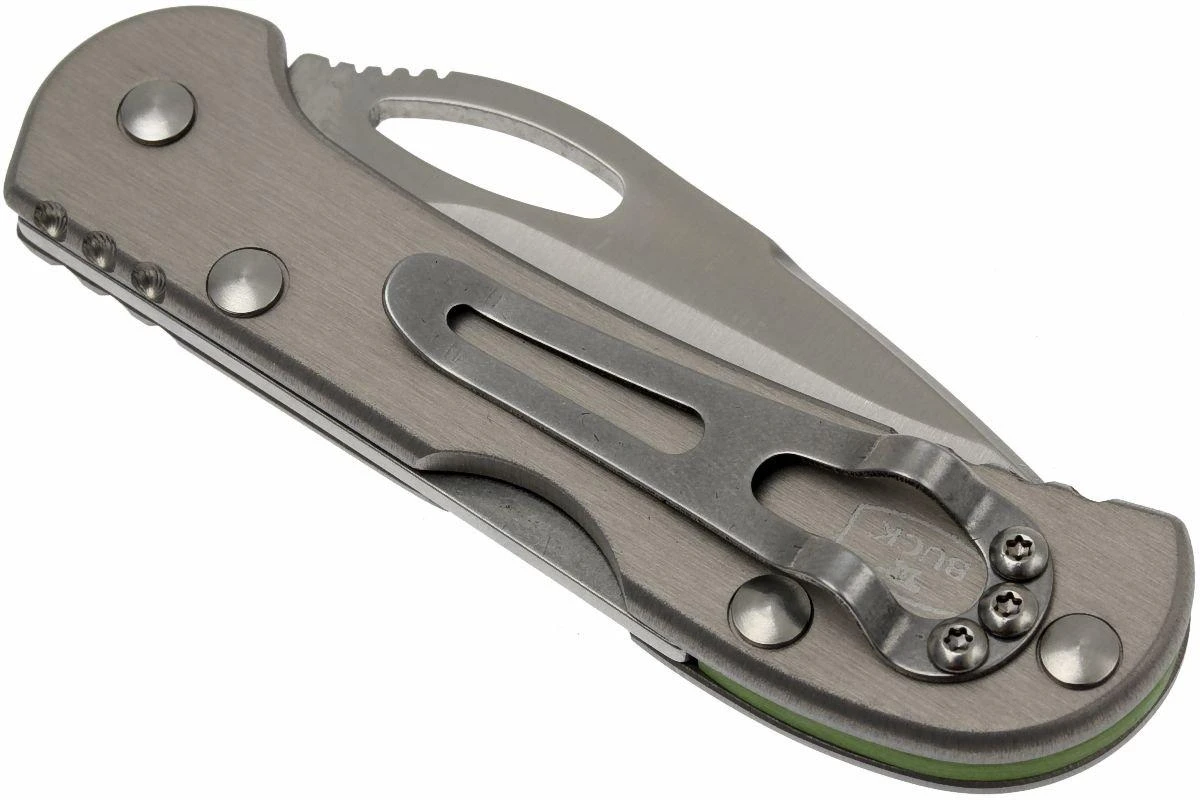 Buck 726 Mini Spitfire 0726 GYS-B Plain Edge, Gris 6 Buck 726 Mini Spitfire 0726 GYS-B Plain Edge, Gris – Image 4