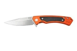 Case The Marilla, Orange Anodized Aluminum, S35VN, Black G-10 Inlay, 25886 Couteau De Poche