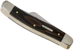 Case Medium Stockman Red & Black Micarta, Smooth, 27853, 10318 SS Couteau De Poche -Couteausuisse Magasin CE27853 04 case