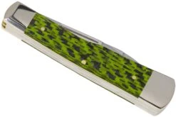 Case Gunstock Green & Black Carbon Fibre-G10 Weave Smooth, 50715, 102130 SS Couteau De Poche -Couteausuisse Magasin CE50715 04 case