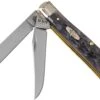 Case Mini Trapper Pocket Worn Grey Bone, Crandall Jig, 58414, 6207 CV Couteau De Poche -Couteausuisse Magasin CE58414 01 case knives