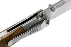 CRKT M4-02W Burled Wood Couteau De Poche, Kit Carson Design -Couteausuisse Magasin CK 402W 06 crkt