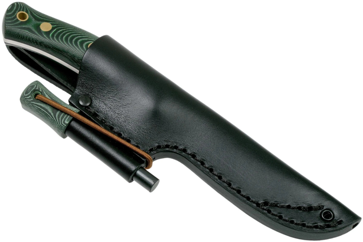 Casström No. 10 Swedish Forest Knife Green Micarta, 14C28N Scandi Grind 13127 Avec Firesteel 8 Casström No. 10 Swedish Forest Knife Green Micarta, 14C28N Scandi Grind 13127 Avec Firesteel – Image 6