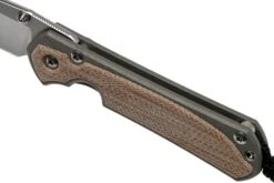 Chris Reeve Sebenza 31 Small Natural Micarta Inlay S31-1212 Couteau De Poche -Couteausuisse Magasin CRS31 1212 07 chris reeve knives