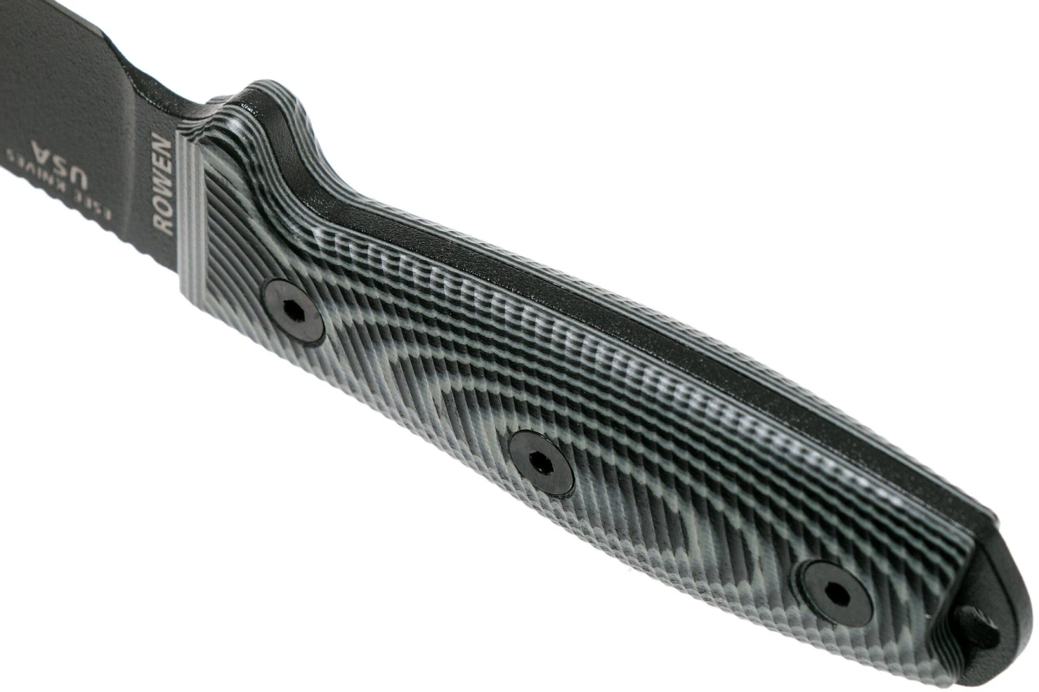 ESEE Model 3 Black Blade 3D Grey-Black G10 Couteau De Survie 3PMB-002 étui Noir + Clip De Poche 6 ESEE Model 3 Black Blade 3D Grey-Black G10 Couteau De Survie 3PMB-002 étui Noir + Clip De Poche – Image 4