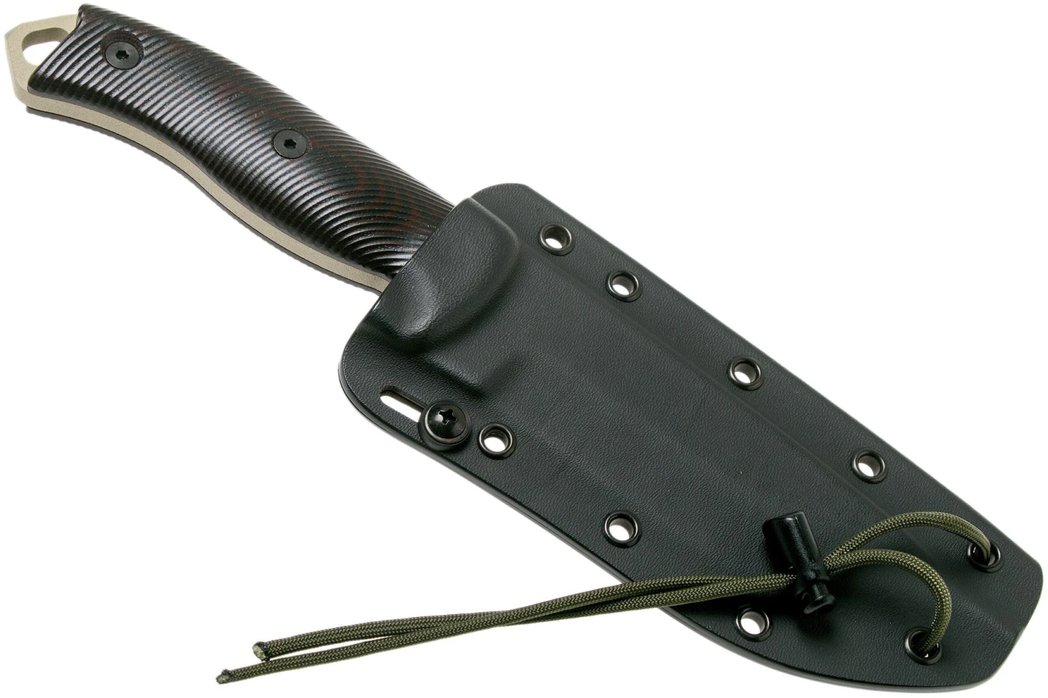 ESEE Model 5 Desert Tan Blade 3D Blood-Black G10 Couteau De Survie 5PDT-004 étui Kydex + Clip Plat 8 ESEE Model 5 Desert Tan Blade 3D Blood-Black G10 Couteau De Survie 5PDT-004 étui Kydex + Clip Plat – Image 6