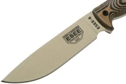 ESEE Model 6 Desert Tan Blade 3D Coyote-Black G10 Couteau De Survie 6PDT-005 étui Kydex + Clip Plat -Couteausuisse Magasin EE 6PDT 005 03 esee knives