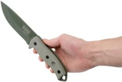 ESEE Model 5 OD Blade, Desert Tan Handle 5P-KO-OD Couteau De Survie Sans étui -Couteausuisse Magasin EE ESEE 5P KO OD 06 esee knives v201901