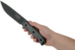 ESEE Model 6 Tactical Gunsmoke, Grey Handle 6P-TG Avec étui Noir + Clip Ceinture -Couteausuisse Magasin EE ESEE 6P TG 06 esee knives