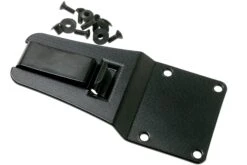 ESEE Model 6 Tactical Gunsmoke, Grey Handle 6P-TG Avec étui Noir + Clip Ceinture -Couteausuisse Magasin EE ESEE 6P TG 09 esee knives