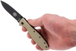 ESEE Knives Zancudo D2 Desert Tan-Black, BRKR2DTB Couteau De Poche -Couteausuisse Magasin EE ZANCUDO DT B D2 08 esee knives zancudo ee zancudo dt b d2 08