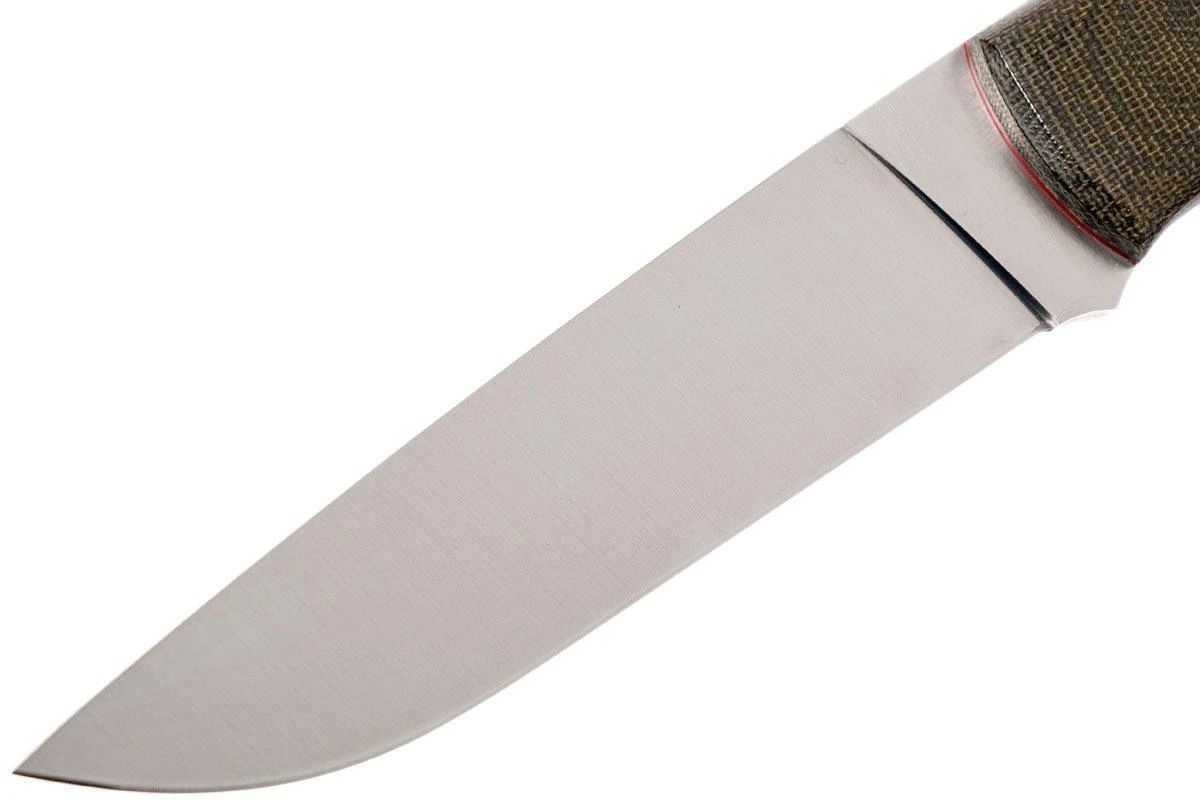 Brisa Trapper 115 Green Canvas Micarta Elmax Flat 2066 Couteau De Bushcraft 9 Brisa Trapper 115 Green Canvas Micarta Elmax Flat 2066 Couteau De Bushcraft – Image 7