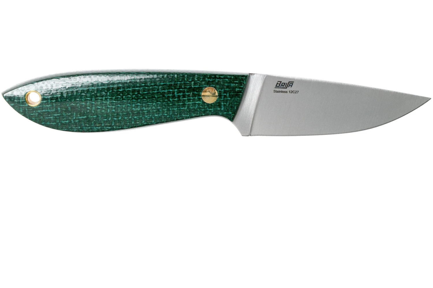 Brisa Bobtail 80 Green Micarta Handle, 12C27, Multicarry Sheath 9957 4 Brisa Bobtail 80 Green Micarta Handle, 12C27, Multicarry Sheath 9957 – Image 2