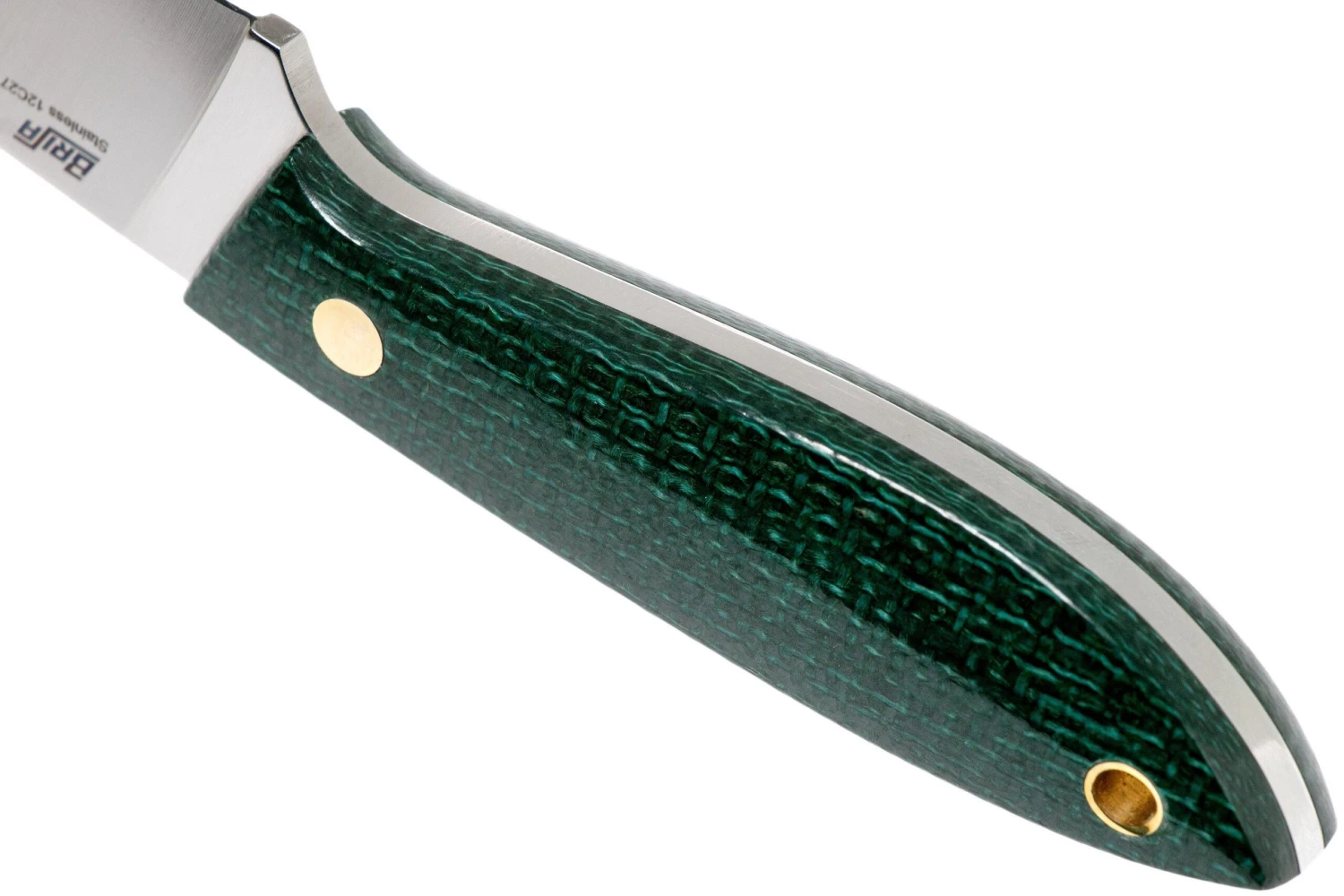 Brisa Bobtail 80 Green Micarta Handle, 12C27, Multicarry Sheath 9957 6 Brisa Bobtail 80 Green Micarta Handle, 12C27, Multicarry Sheath 9957 – Image 4