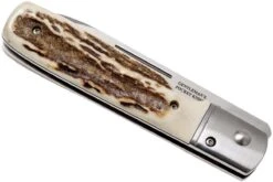 Fallkniven GPs Gentleman's Pocket Knife Stag, Bois De Cerf -Couteausuisse Magasin FKGPS 04 fallkniven fkgps 04